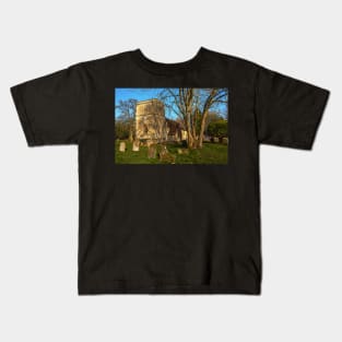 Chaddleworth  Church in Early Spring Kids T-Shirt